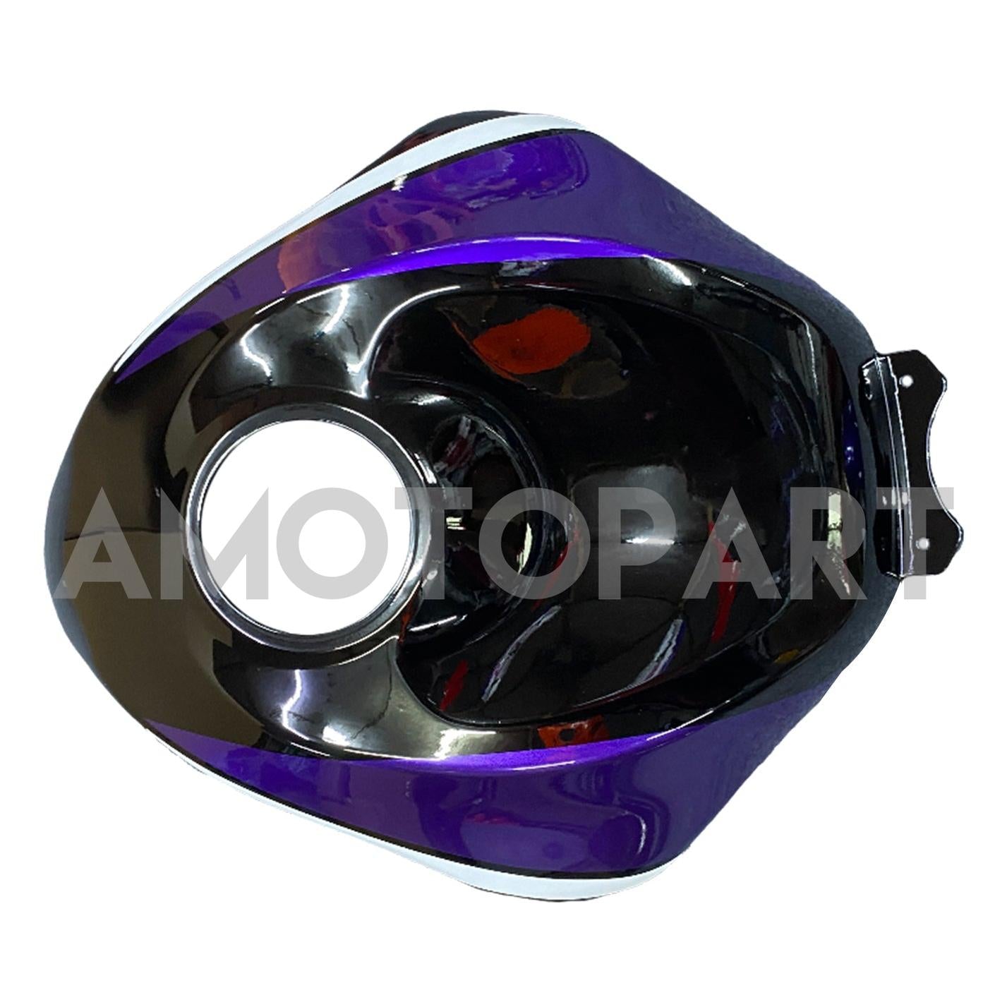 Amotopart Kawasaki ZX6R 636 2013-2018 Lila & Schwarzes Verkleidungskit