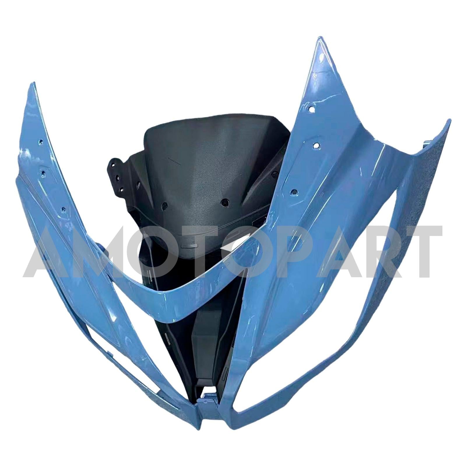 Amotopart 2013-2018 Kawasaki ZX6R 636 Black Gray Fairing Kit