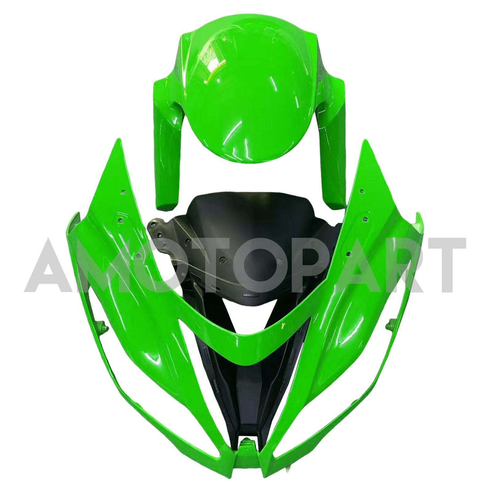 Amotopart 2013-2018 Kawasaki ZX6R 636 Light Green Fairing Kit
