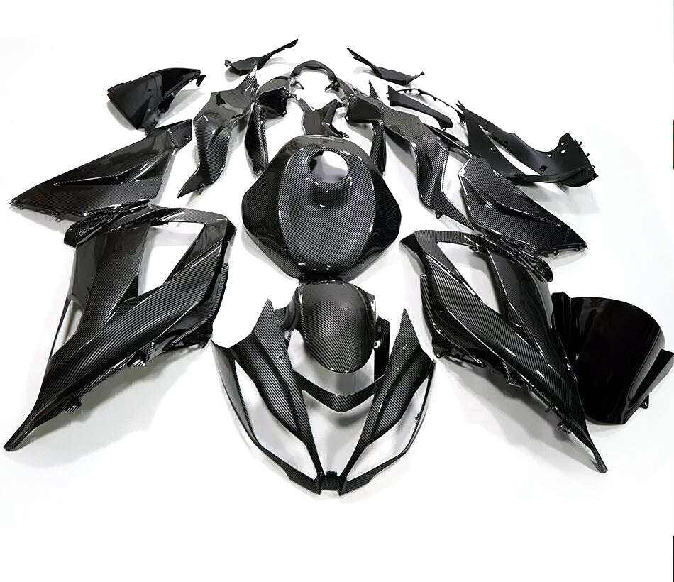 Amotopart 2013-2018 Kawasaki ZX6R 636 Carbon Fiber Pattern Fairing Kit