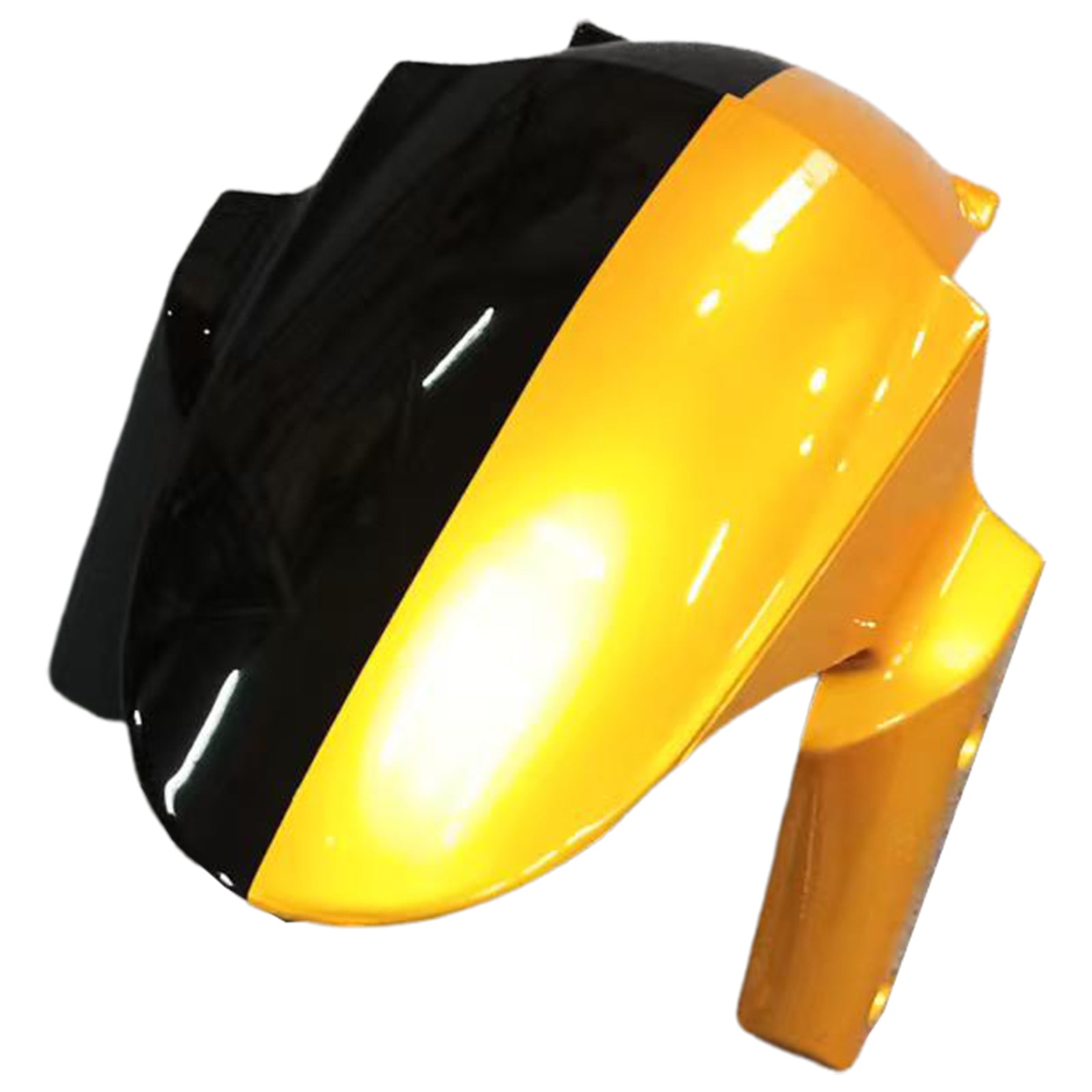 Amotopart 2013-2018 Kawasaki ZX6R 636 GOLD Schwarzer Verkleidung Kit