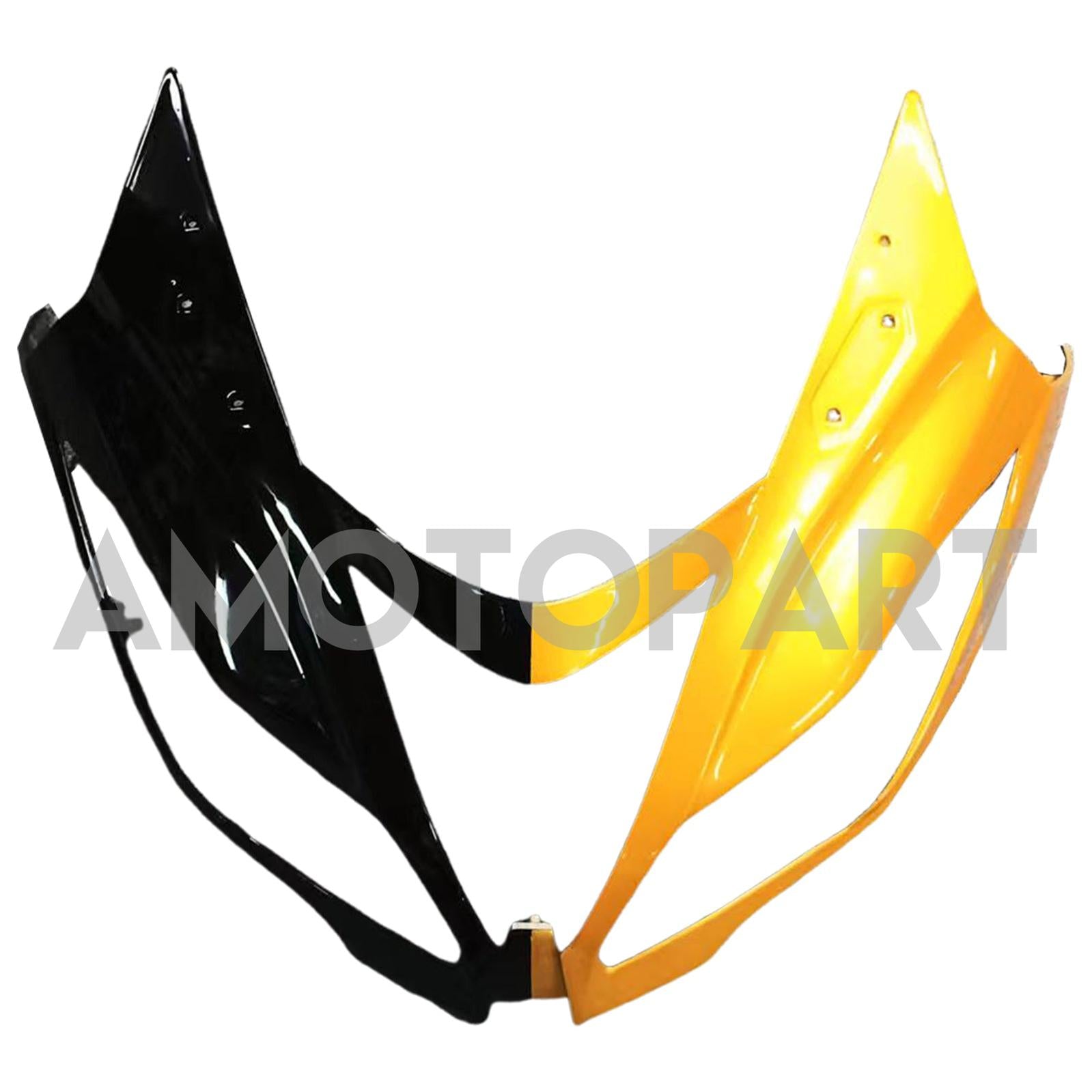 Amotopart 2013-2018 Kawasaki ZX6R 636 Gold Black Fairing Kit