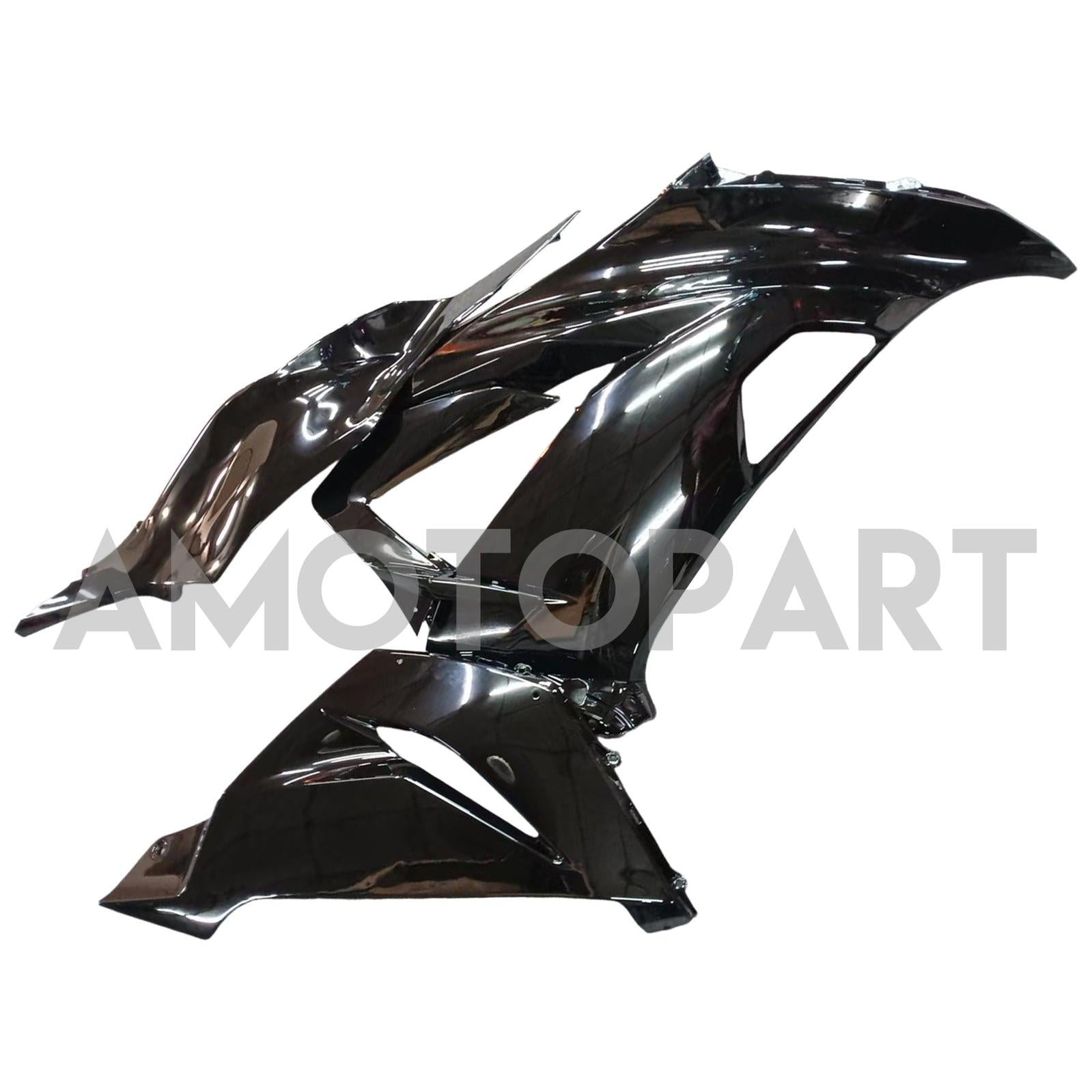 Amotopart 2013-2018 Kawasaki ZX6R 636 Gold Black Fairing Kit