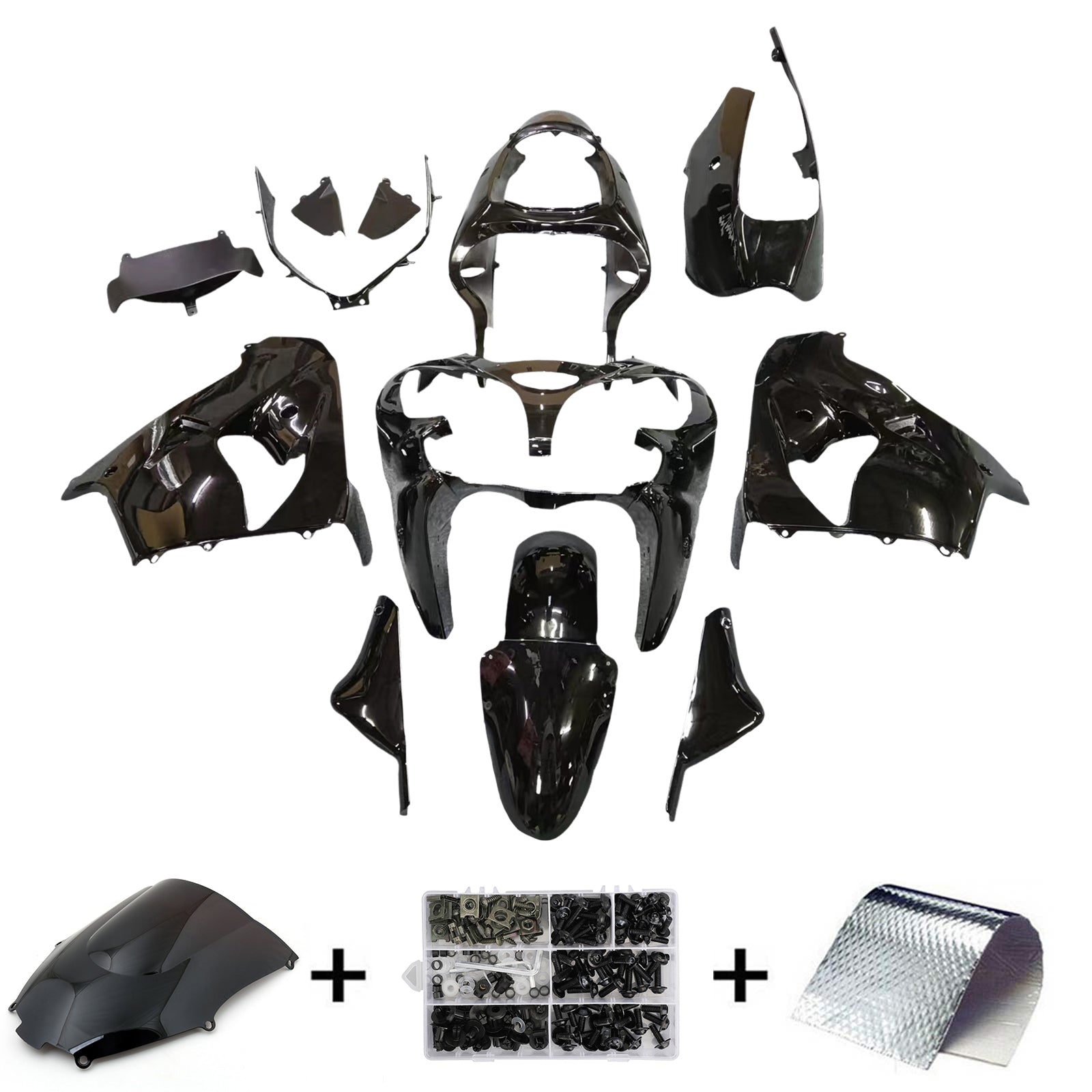 Amotopart 2000-2001 Kawasaki Ninja ZX9R Fairing Kit