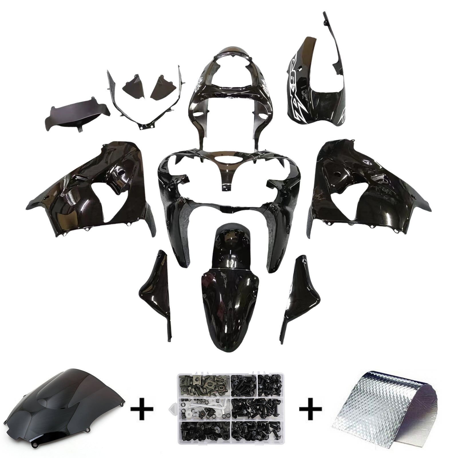 Amotopart 2000-2001 Kawasaki Ninja ZX9R Fairing Kit
