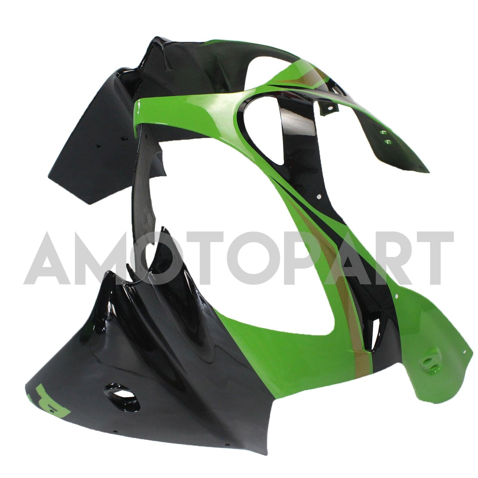 Amotopart Kawasaki ZX9R 2000-2001 Green Black Fairing Kit