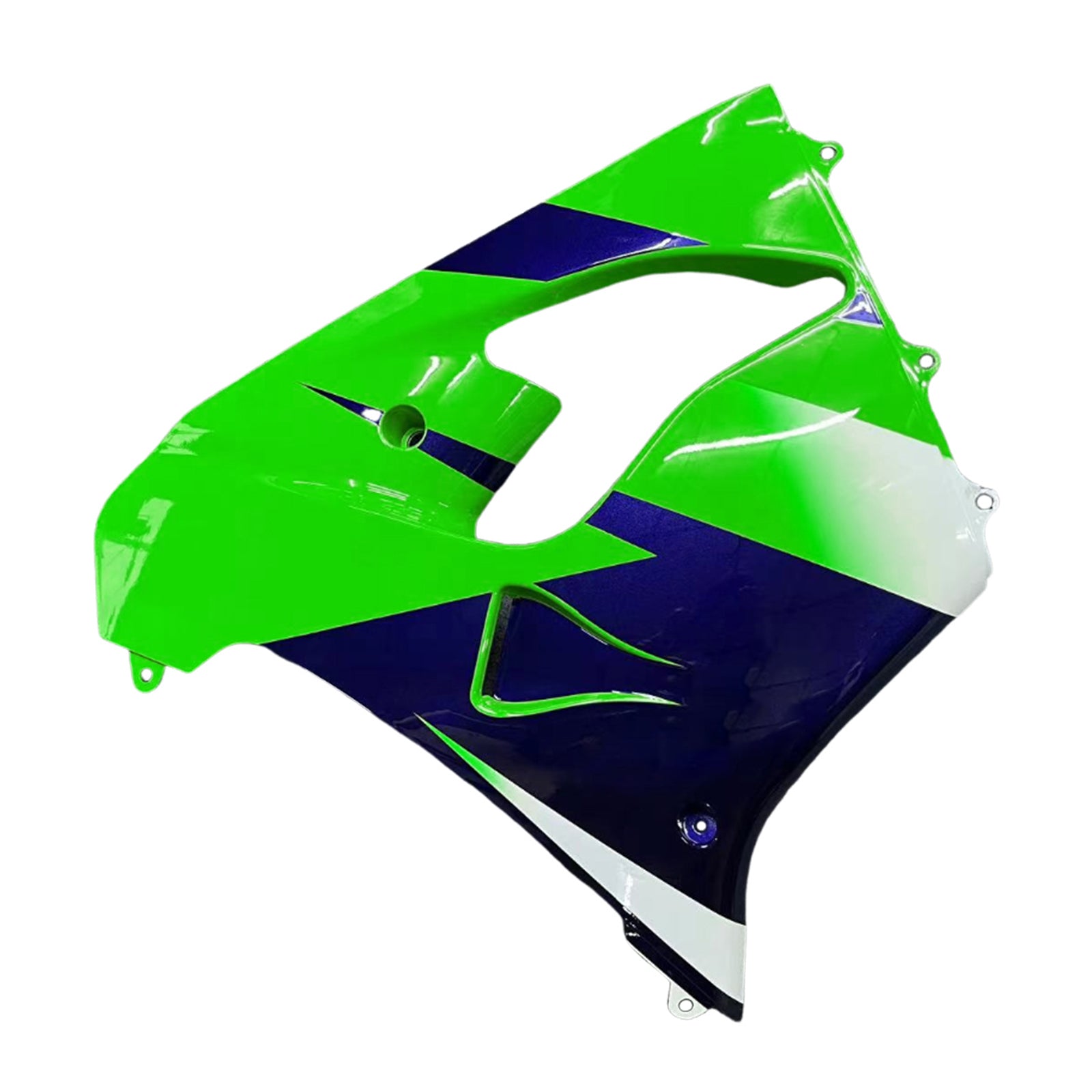 Amotopart Kawasaki ZX9R 2000-2001 Black Green Fairing Kit