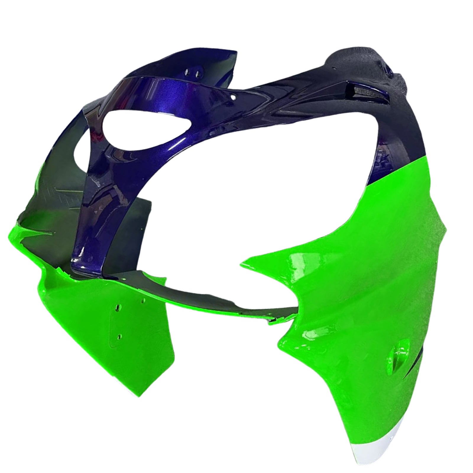 Amotopart Kawasaki ZX9R 2000-2001 Black Green Fairing Kit