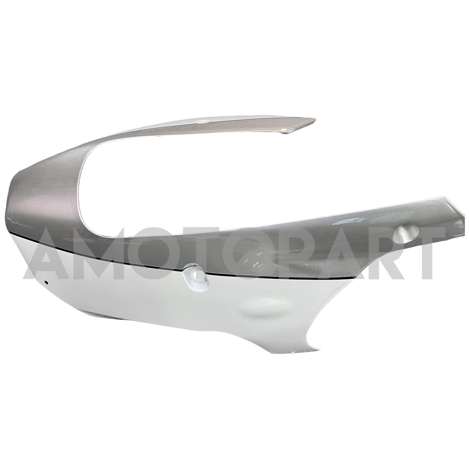 Amotopart Kawasaki ZX9R 2000-2001 Silver White Fairing Kit