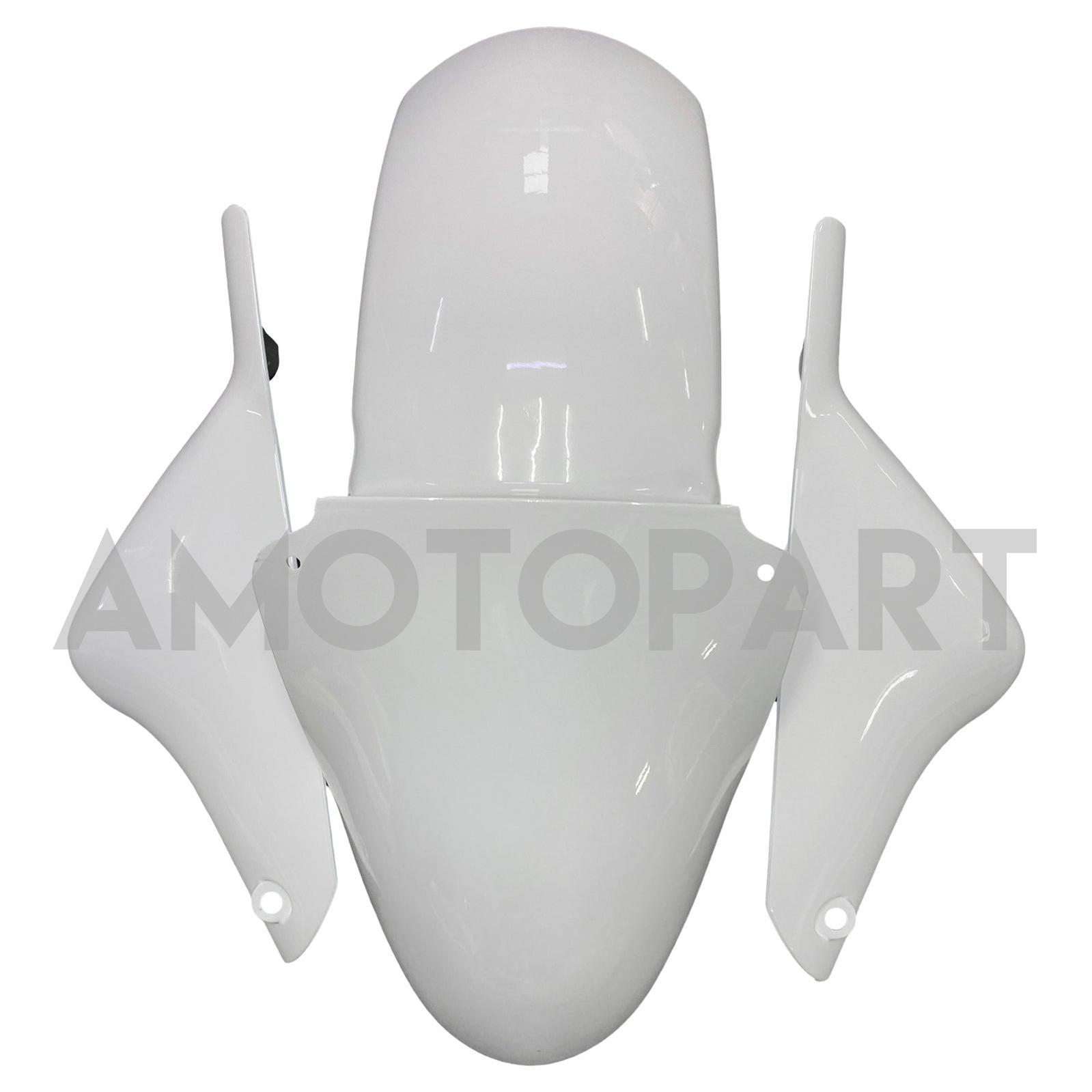 Amotopart Kawasaki ZX9R 2000-2001 Silver White Fairing Kit