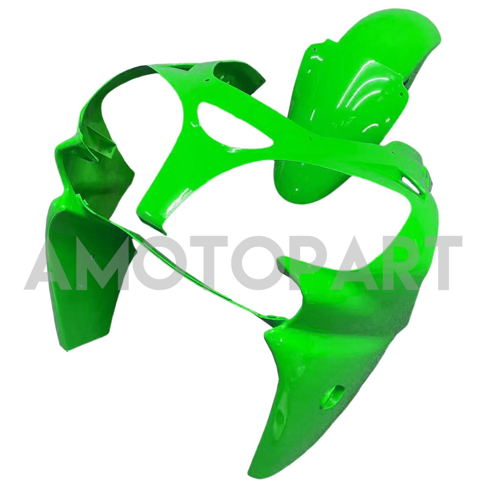 Amotopart 2000-2001 Kawasaki ZX9R Light Green & Black Fairing Kit