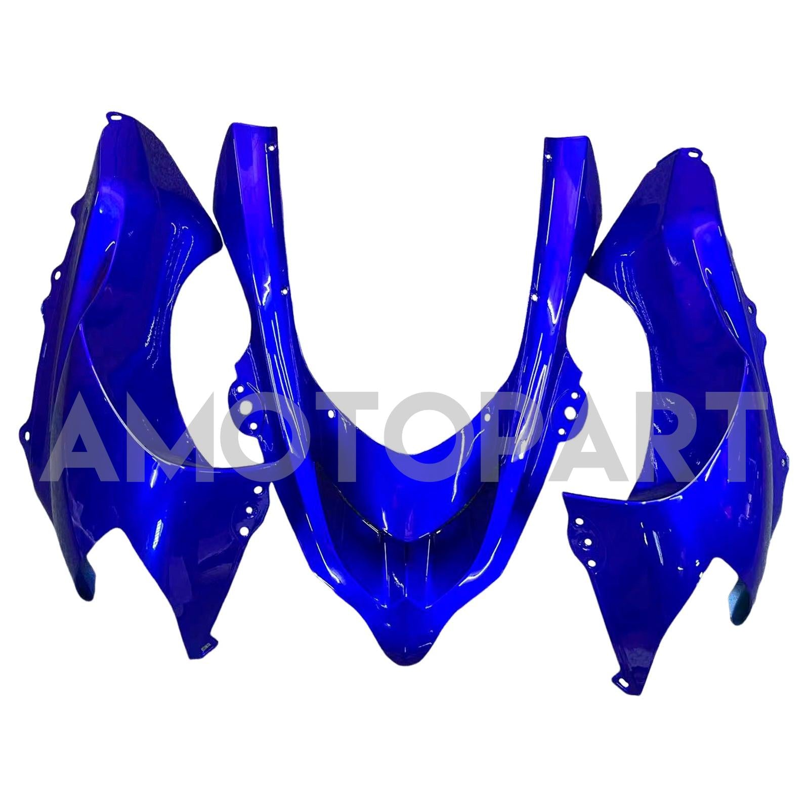 Amotopart 2004-2005 Kawasaki ZX10R Blue&Black Fairing Kit