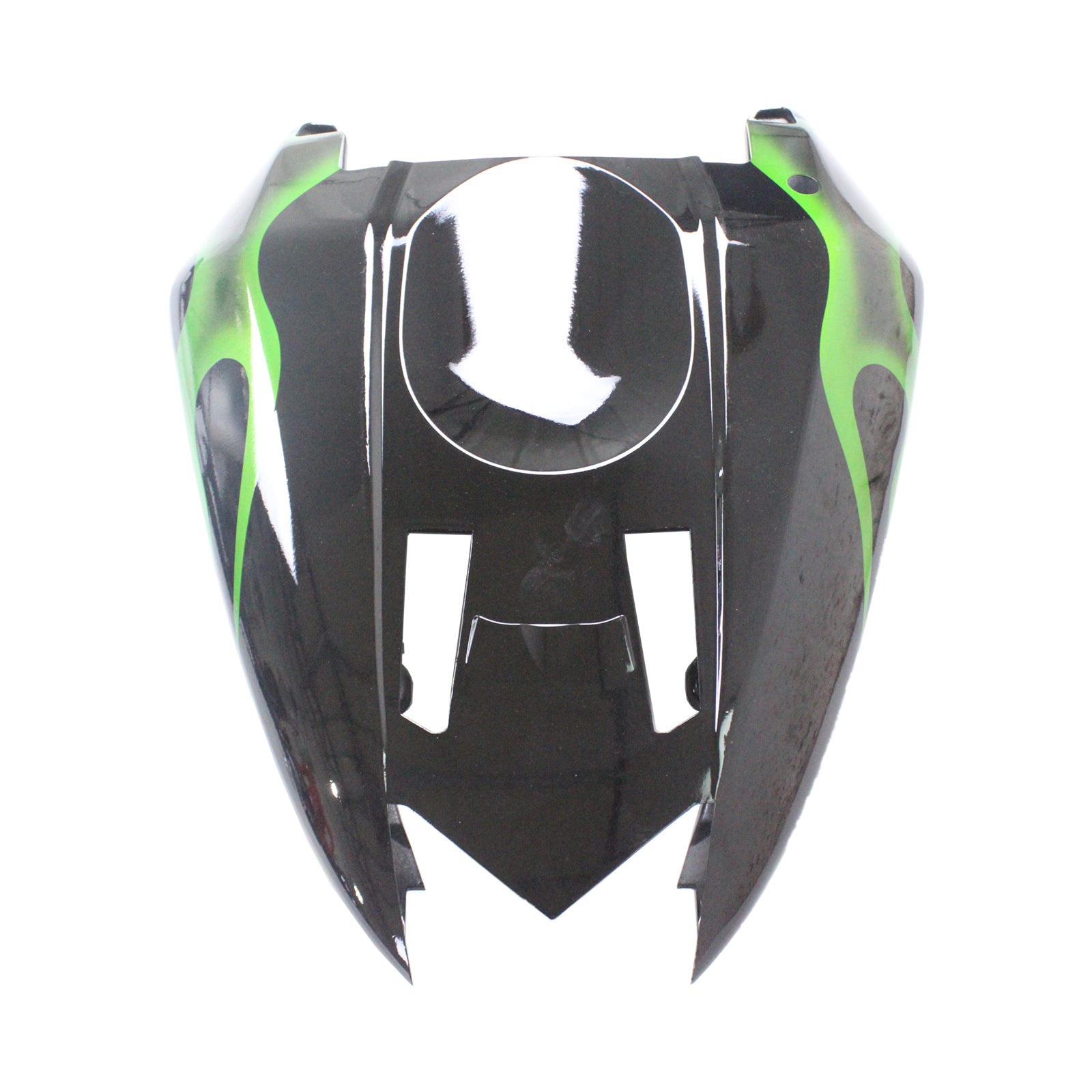 Amotopart Kawasaki 2004–2005 ZX10R Schwarz mit Green Line Verkleidungsset
