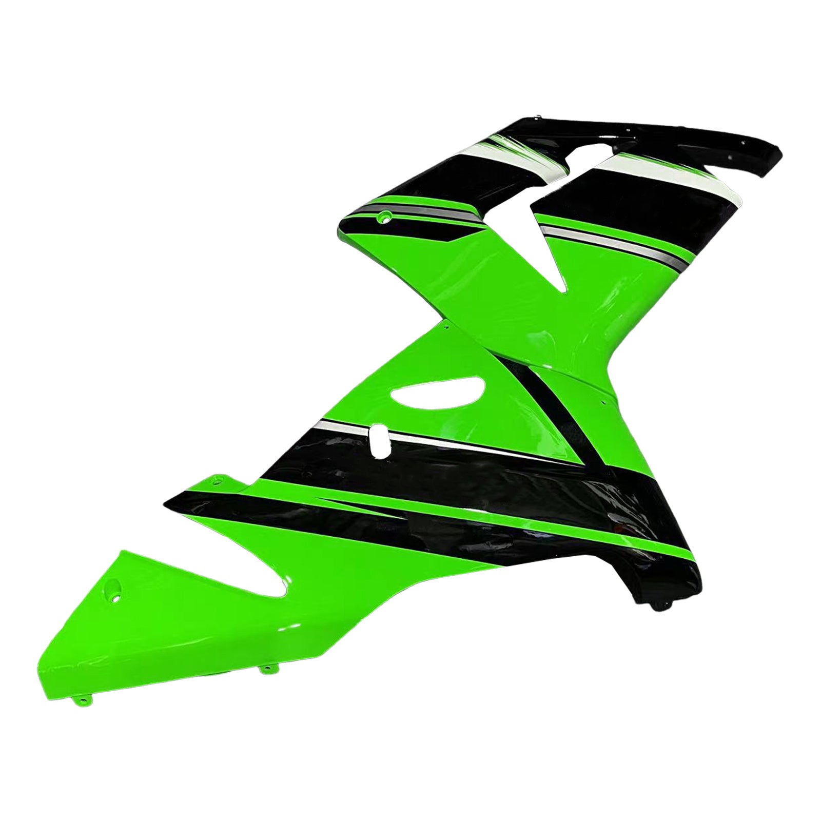 Amotopart Kawasaki 2004-2005 ZX10R Green Black Failing Kit