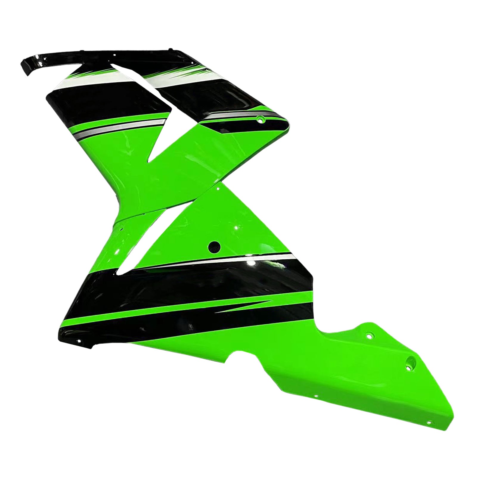 Amotopart Kawasaki 2004-2005 ZX10R Green Black Failing Kit