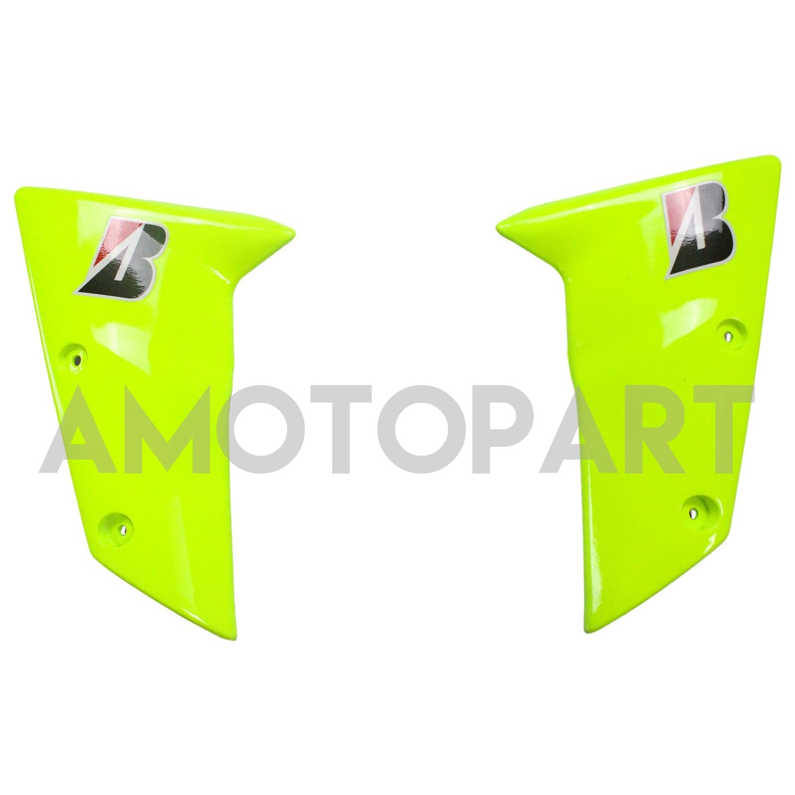 Amotopart Kawasaki 2004-2005 ZX10R White Yellow Fairing Kit