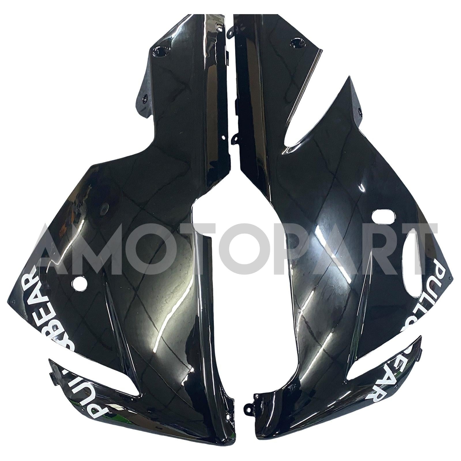 Amotopart 2004-2005 ZX10R Kawasaki Green&Silver Fairing Kit