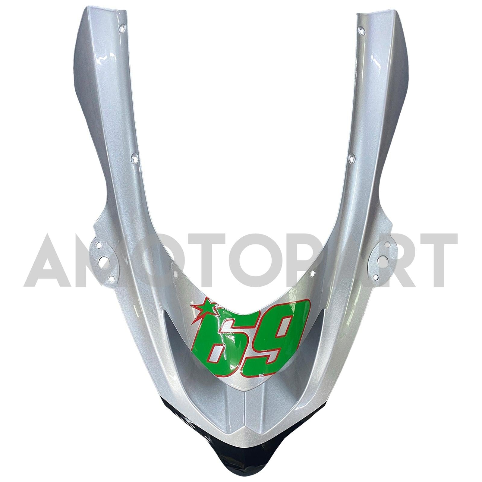 Amotopart 2004-2005 ZX10R Kawasaki Green&Silver Fairing Kit