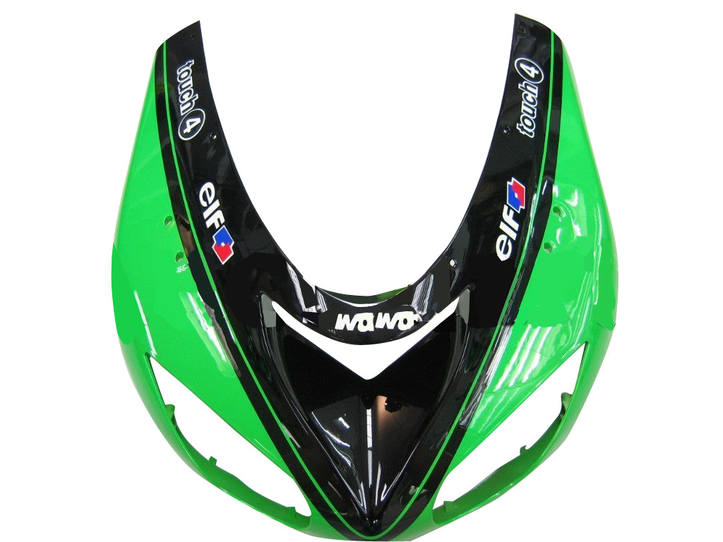 Amotopart 2006-2007 Kawasaki ZX10R フェアリング グリーン Style2 キット