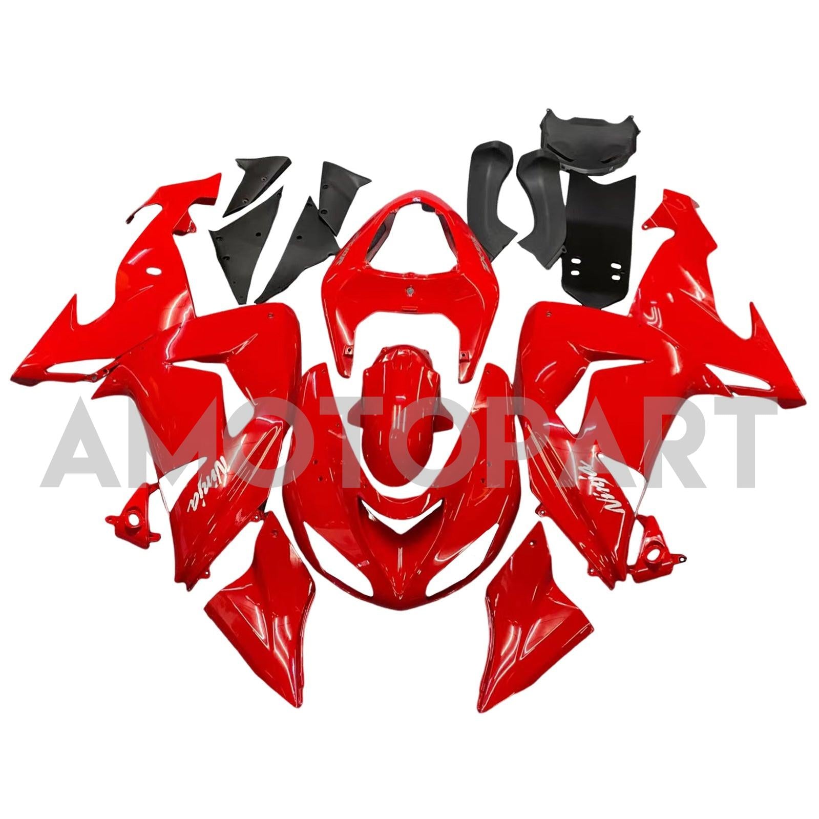Amotopart 2006-2007 Kawasaki ZX10R RED RED KIT