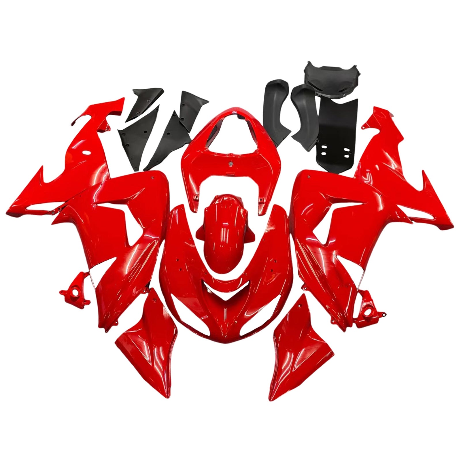 Amotopart 2006-2007 Kawasaki ZX10R Fairing Red Kit