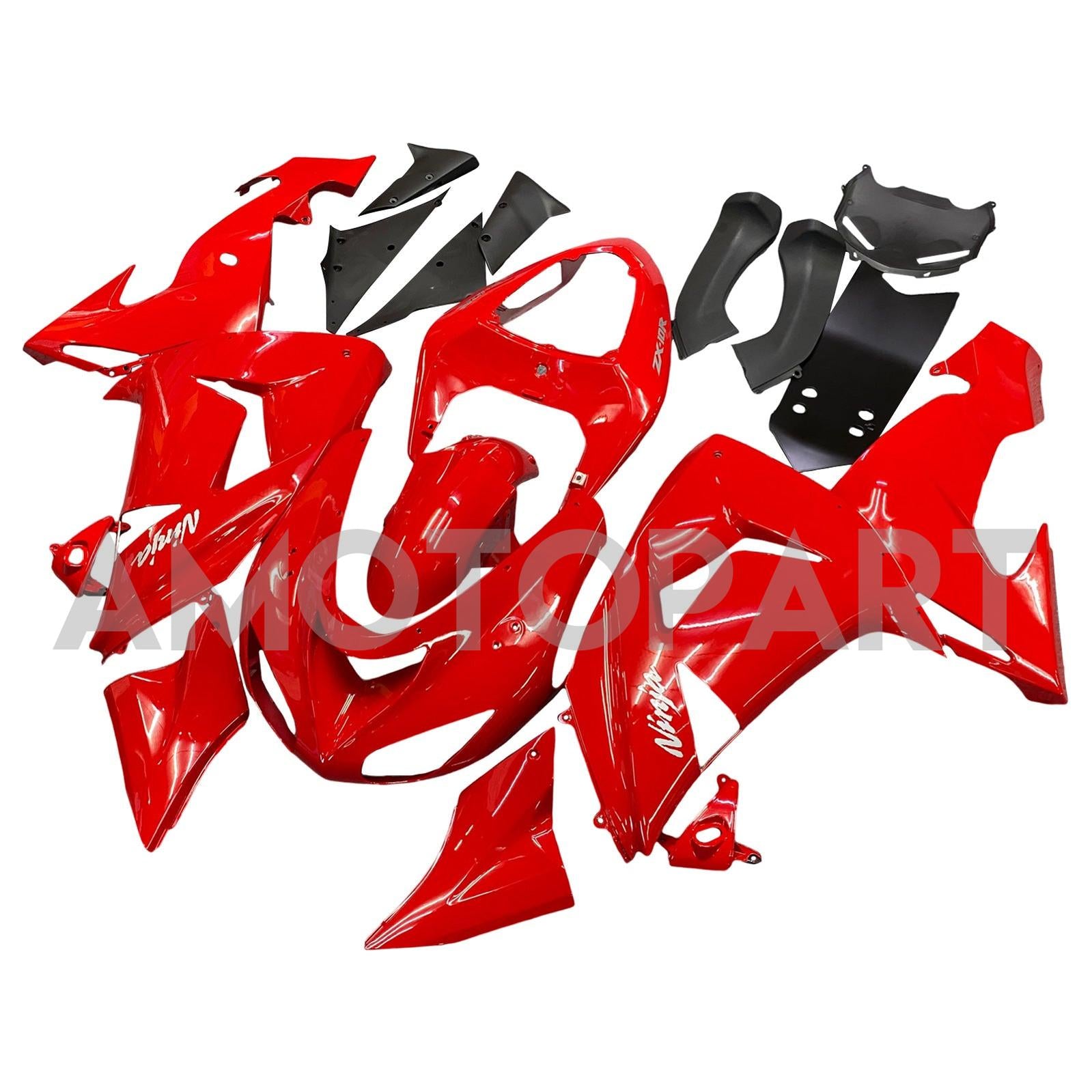 Amotopart 2006-2007 Kawasaki ZX10R RED RED KIT