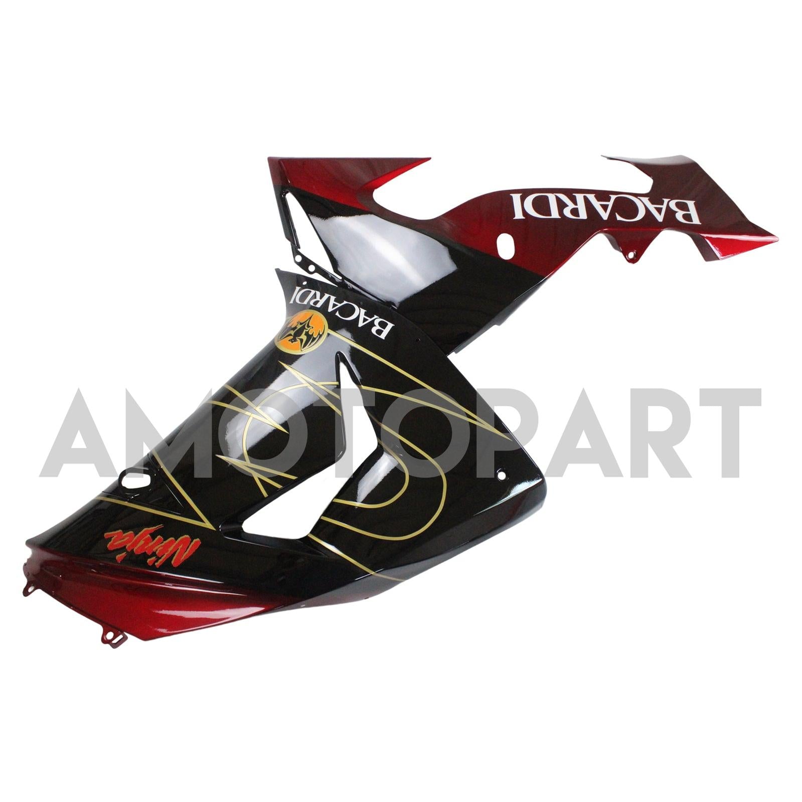 Amotopart Kawasaki ZX10R 2006-2007 Black Fairing Kit