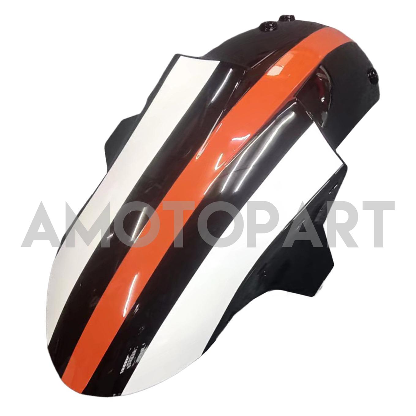 Amotopart Kawasaki ZX10R 2006-2007 White Orange Fairing Kit