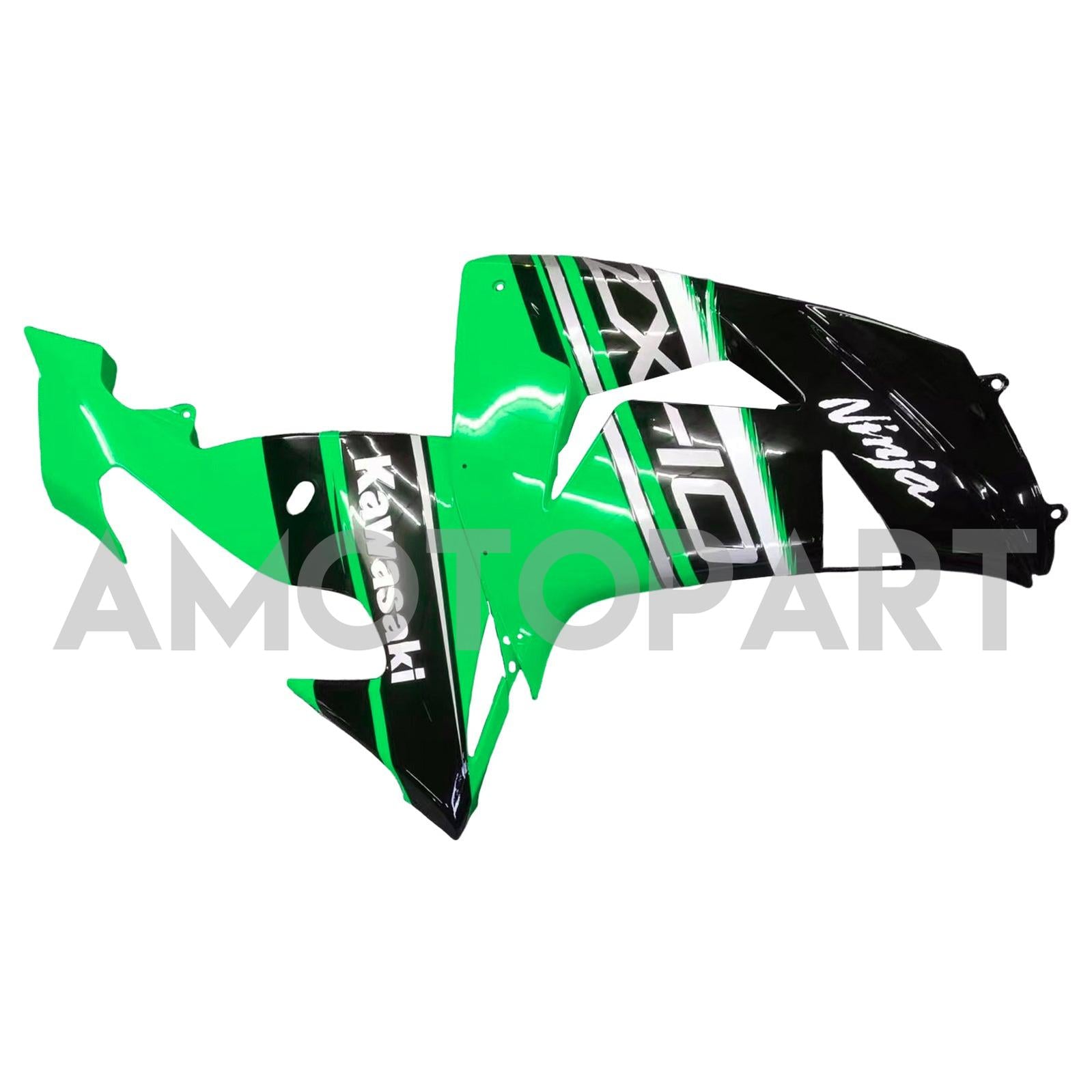 Amotopart Kawasaki ZX10R 2006-2007 Green Black Fairing Kit