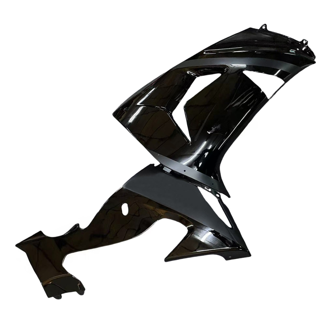 Amotopart Kawasaki ZX10R 2006-2007 Glossy Black Fairing Kit