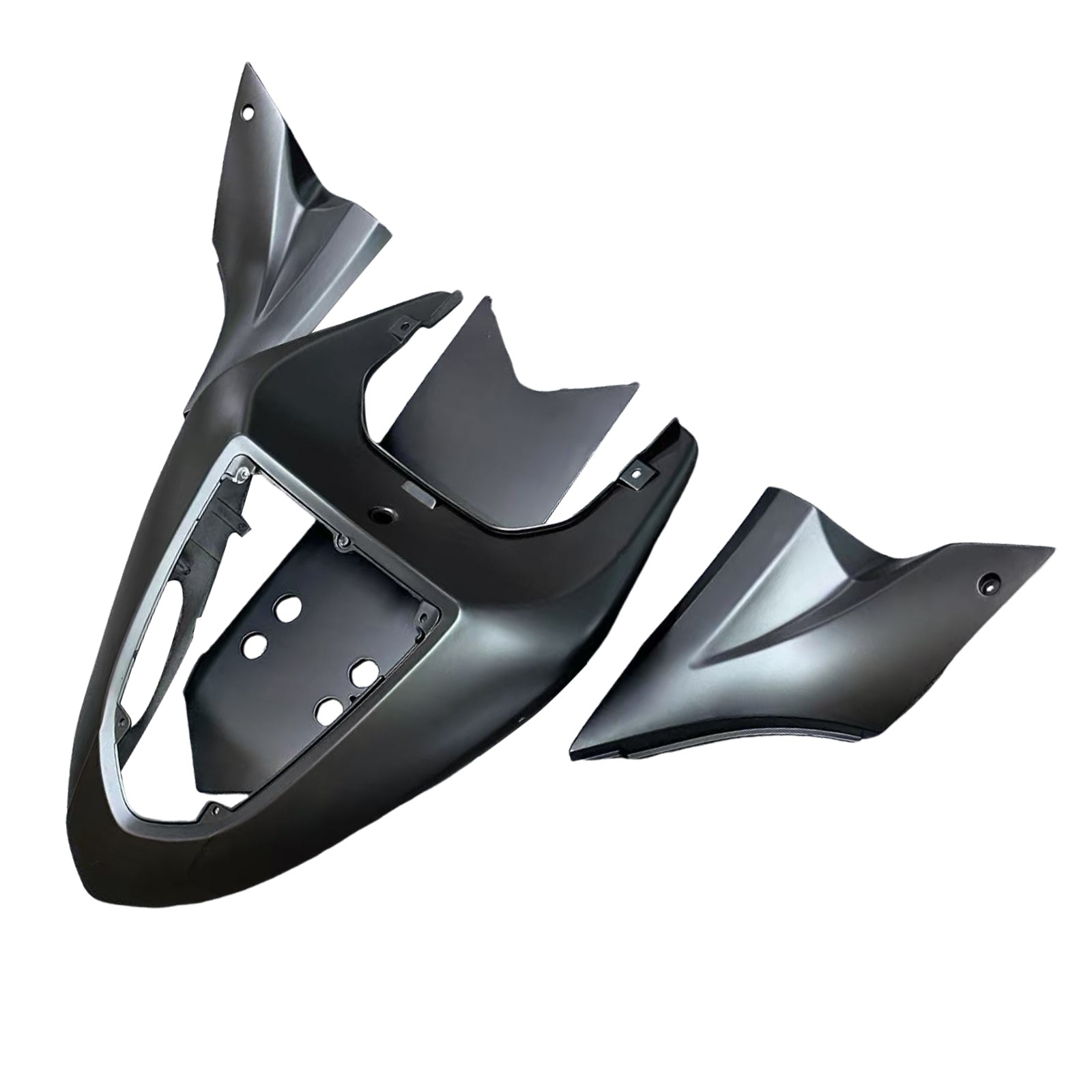 Amotopart Kawasaki ZX10R 2006-2007 Glossy Black Fairing Kit