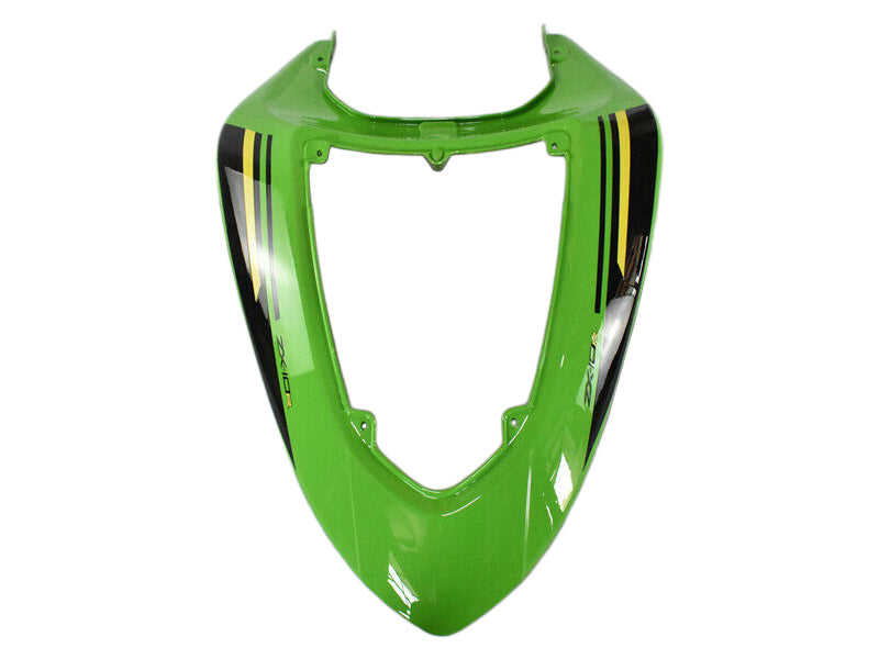 Amotopart 2006-2007 Kawasaki ZX10R Fairing Green Style1 Zestaw