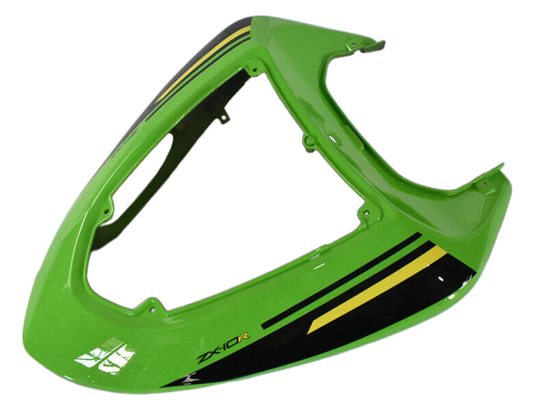 Amotopart 2006-2007 Kawasaki ZX10R Fairing Green Style1 Zestaw