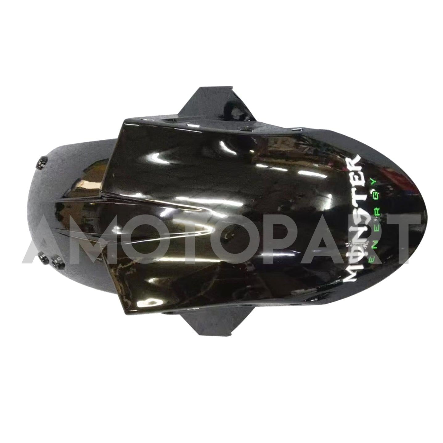 Amotopart 2006-2007 Kawasaki ZX10R グリーン&ブラック モンスターロゴ Style2 フェアリングキット