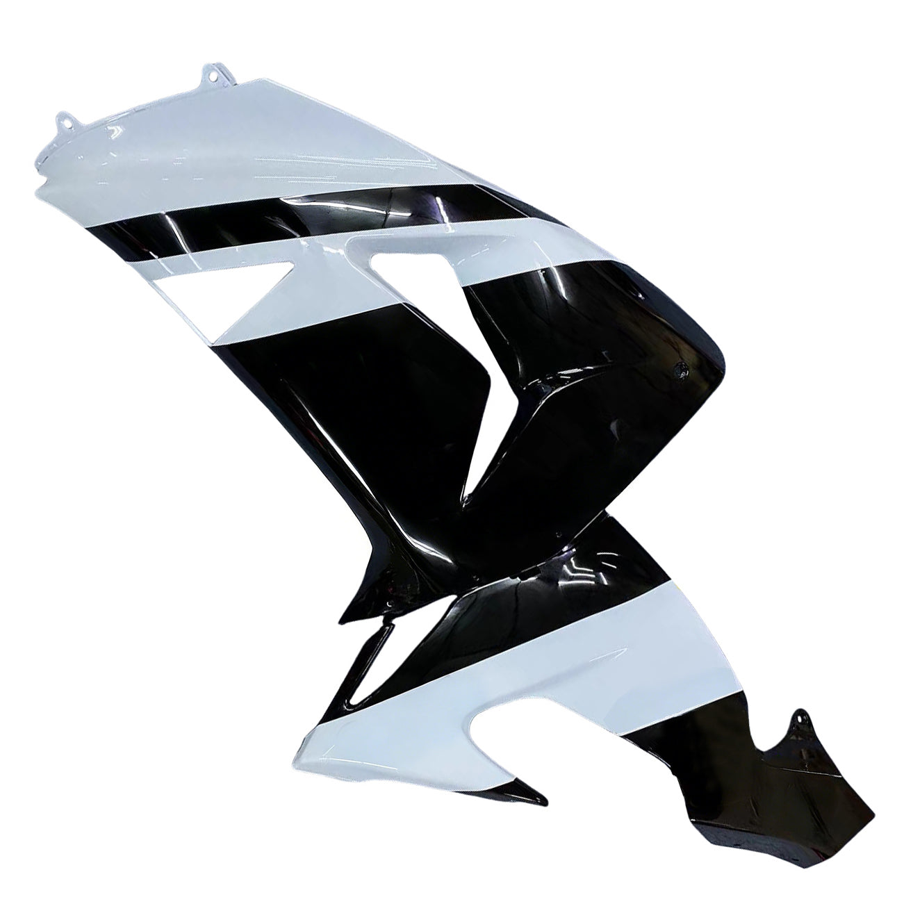 Amotopart 2006-2007 Kawasaki ZX10R Czarno-biały zestaw owiewki