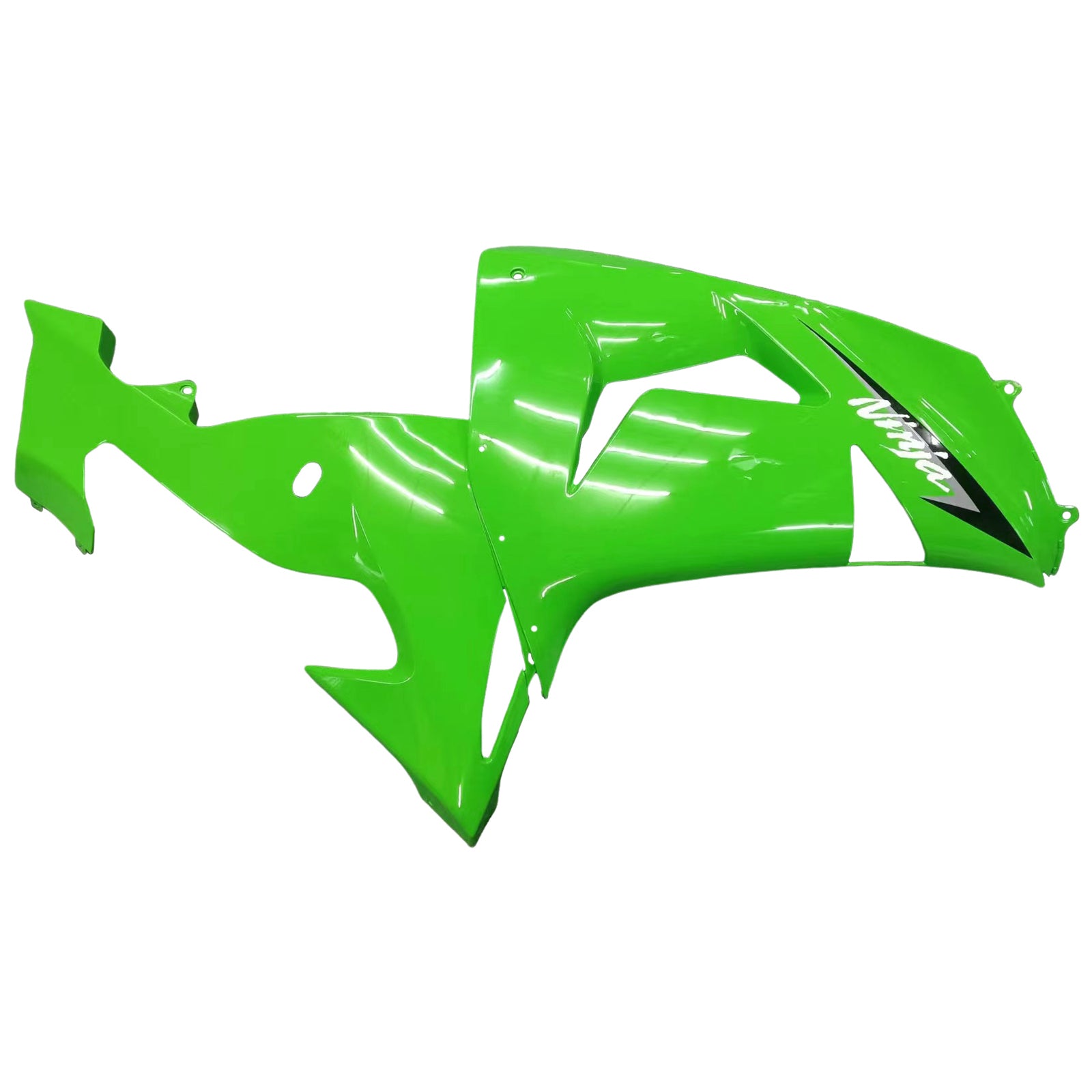 Amotopart 2006–2007 Kawasaki ZX10R grünes Verkleidungsset