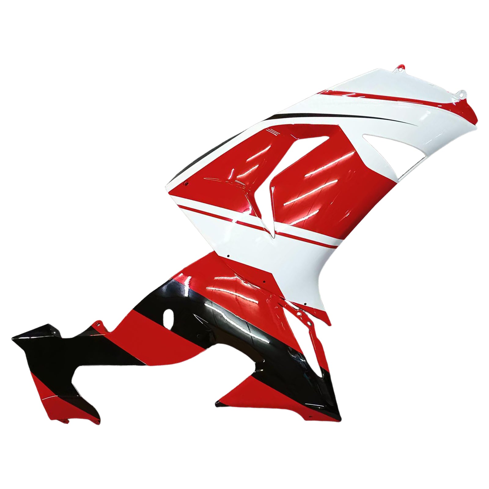 Amotopart 2006-2007 Kawasaki ZX10R Red White Fairing Kit