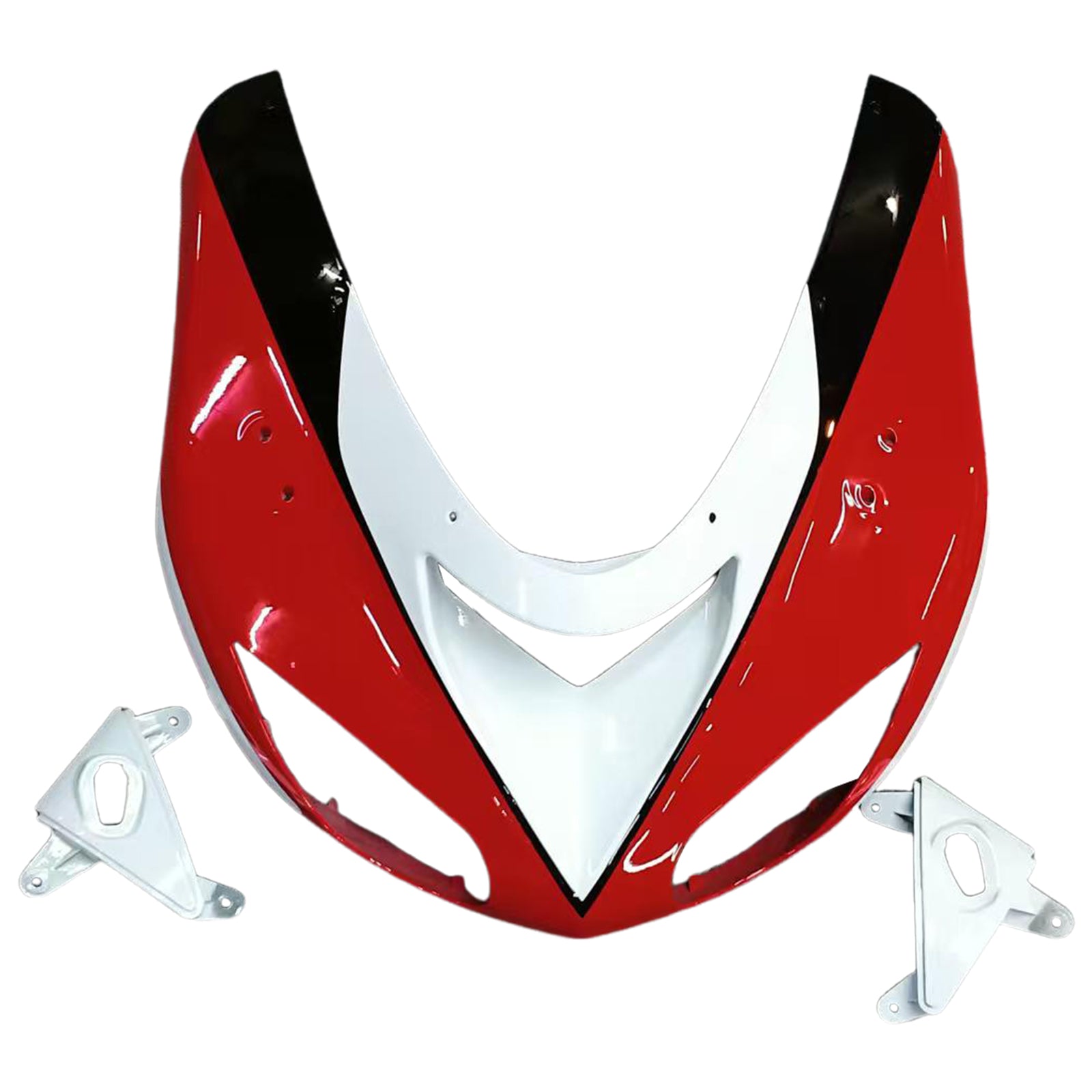 Amotopart 2006-2007 Kawasaki ZX10R Red White Fairing Kit