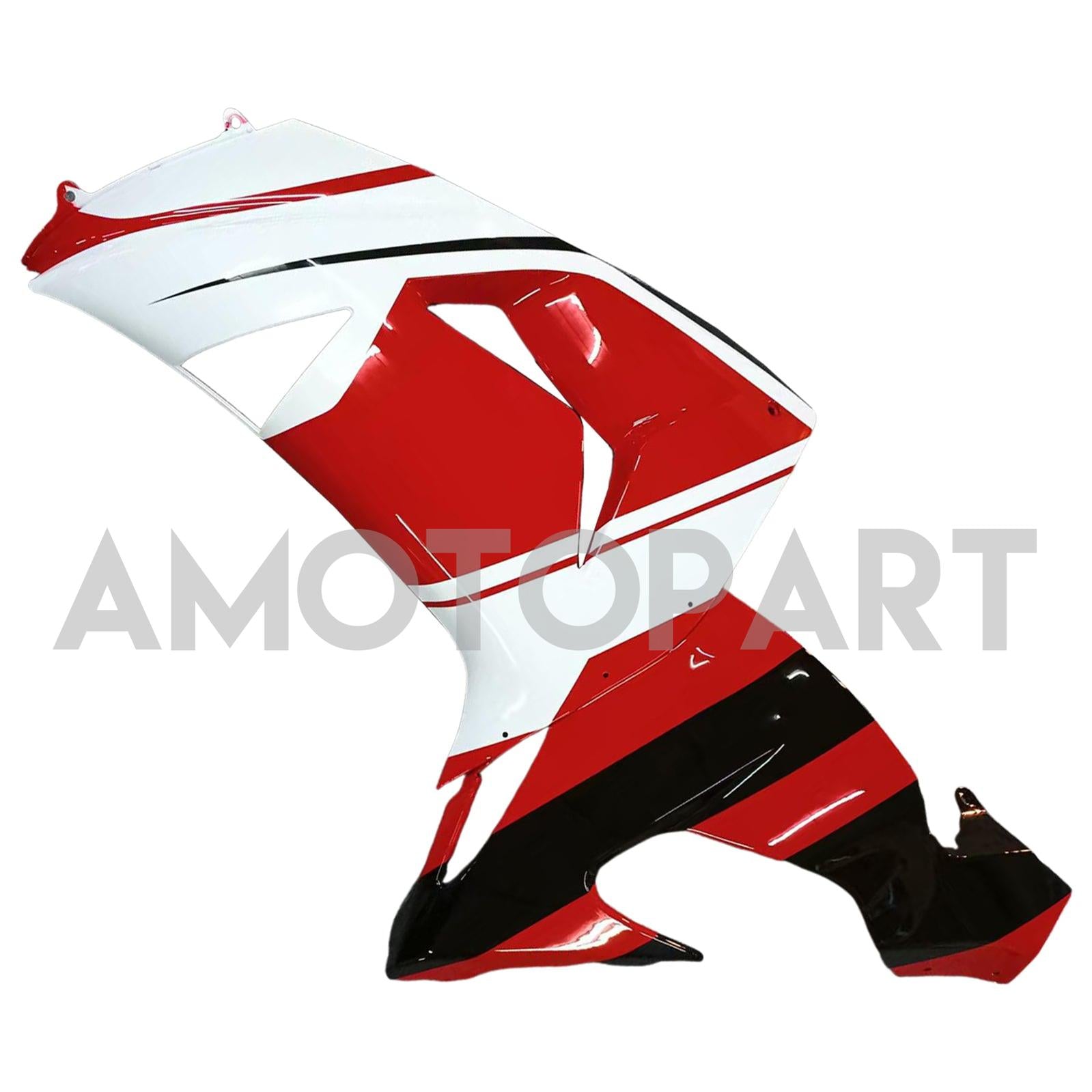 Amotopart 2006-2007 Kawasaki ZX10R Red White Fairing Kit