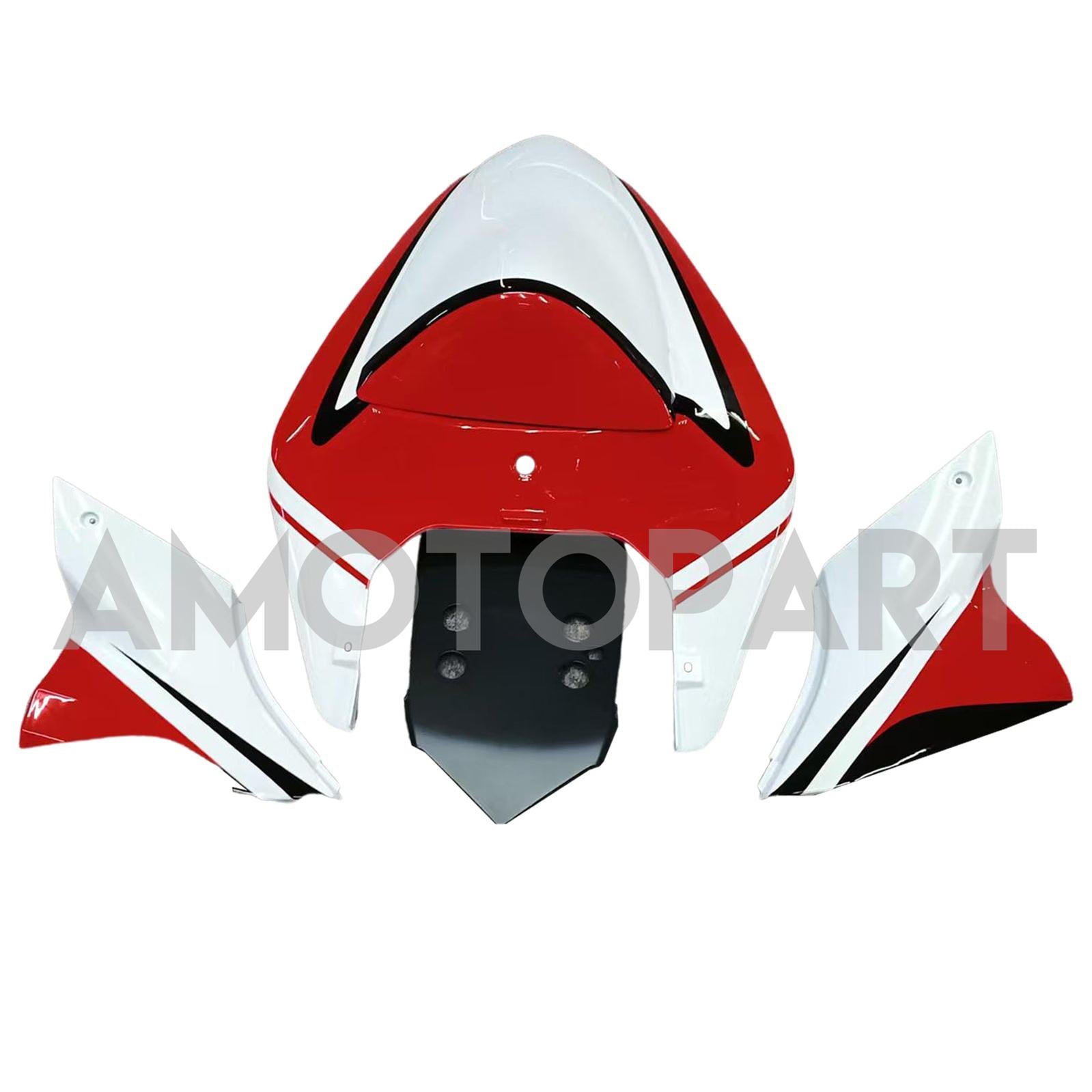 Amotopart 2006-2007 Kawasaki ZX10R Red White Fairing Kit