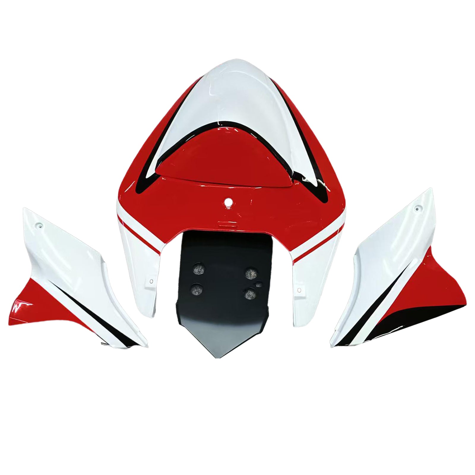 Amotopart 2006-2007 Kawasaki ZX10R Red White Fairing Kit
