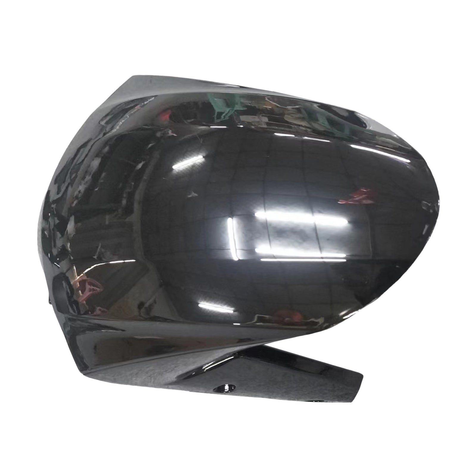 Amotopart Verkleidungsset für Kawasaki ZX10R 2008–2010, Schwarz mit Scratch-Logo