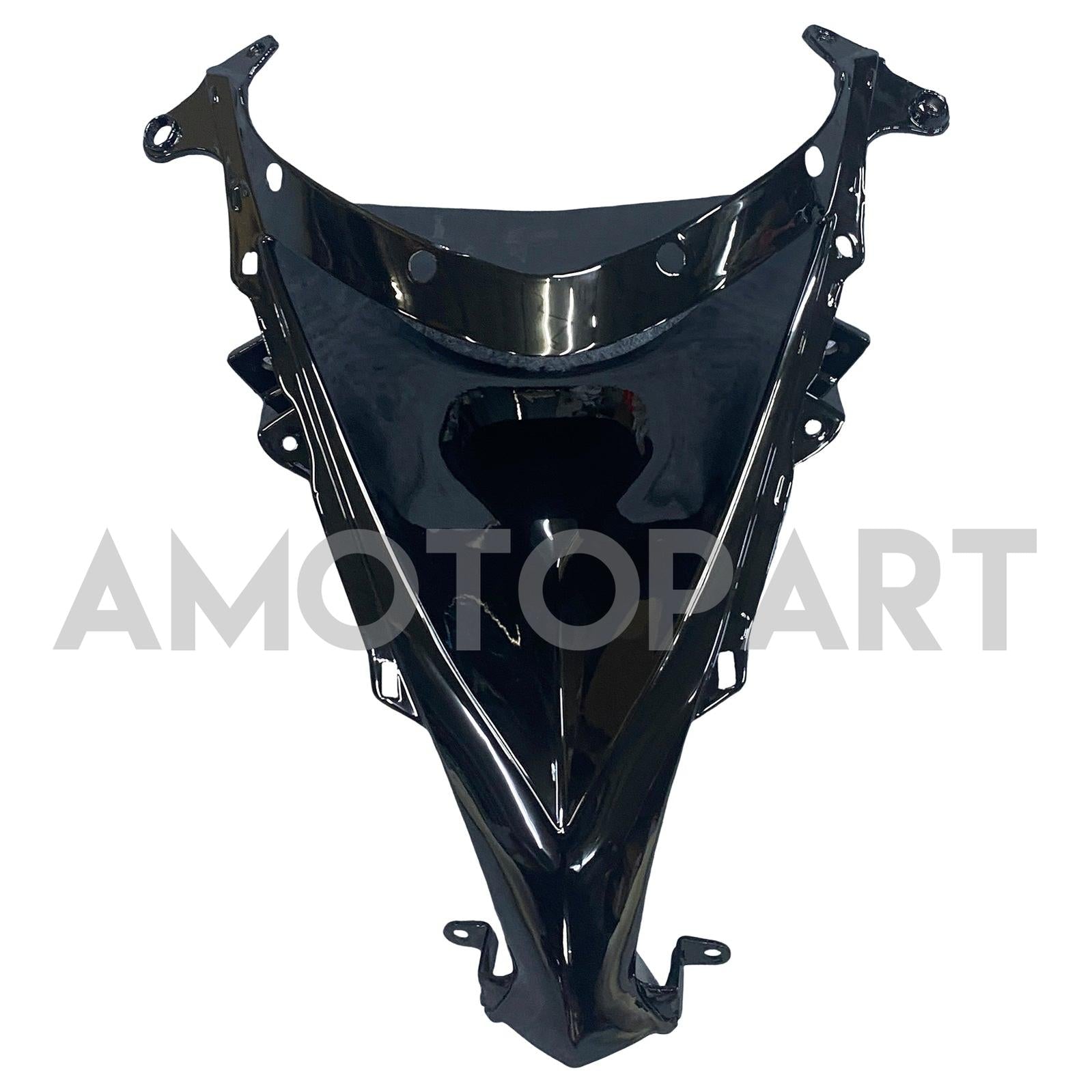 Amotopart Kawasaki ZX10R 2008-2010 Hochglänzende Schwarzverkleidung Kit