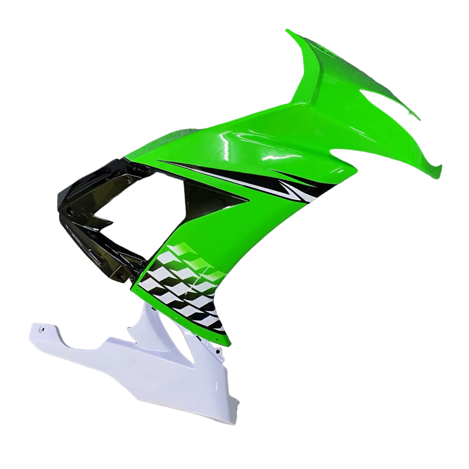 Amotopart Kawasaki ZX10R 2008-2010 Green White Realing Kit