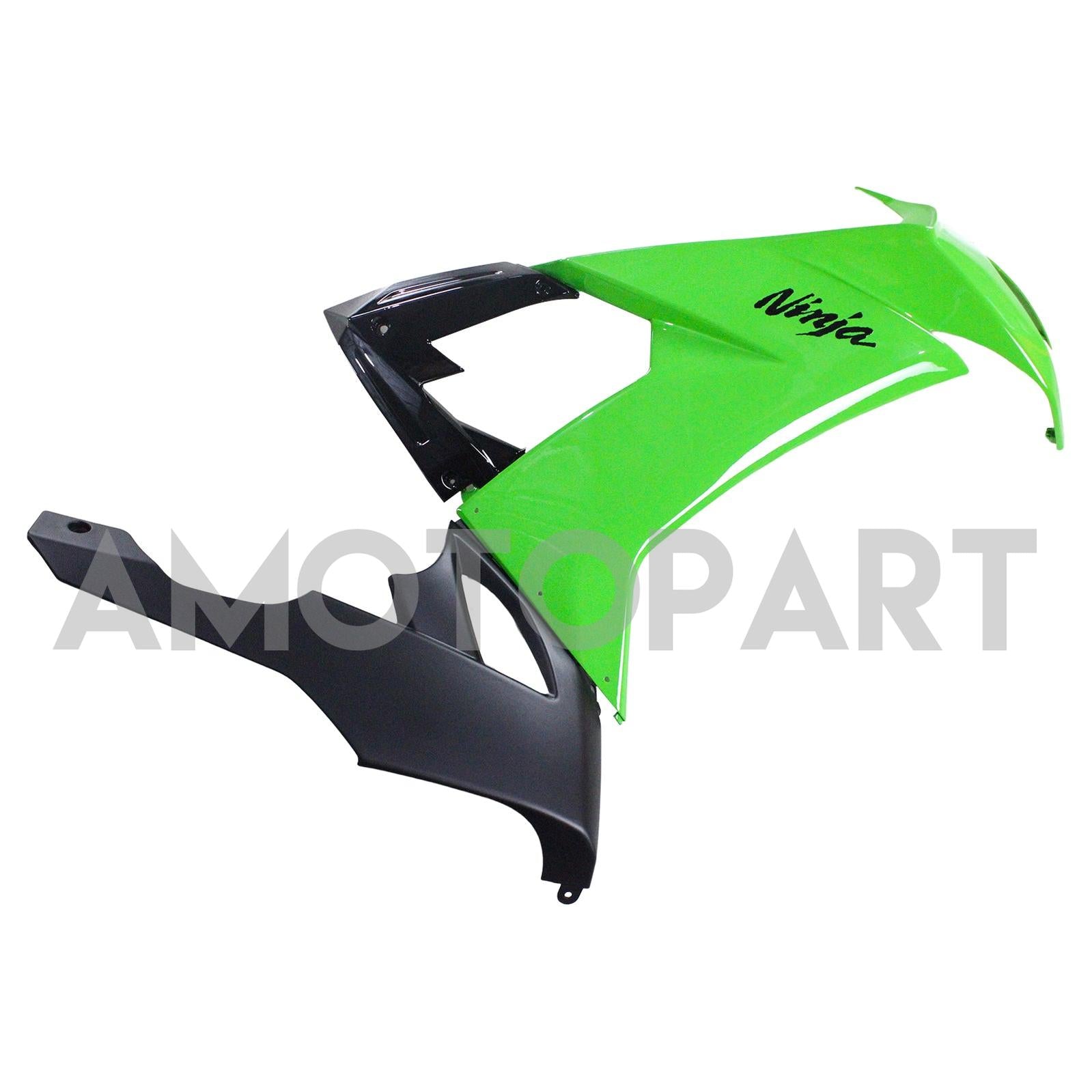 Amotopart Kawasaki ZX10R 2008-2010 Glossy Green Fairing Kit