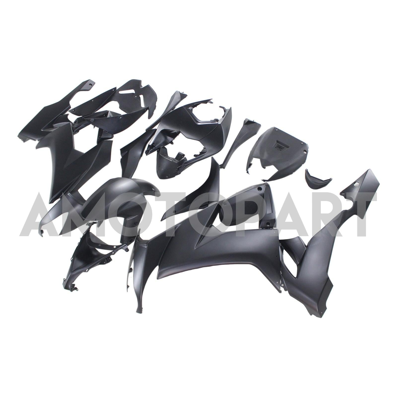 Amotopart Kawasaki ZX10R 2008-2010 マットブラック フェアリングキット