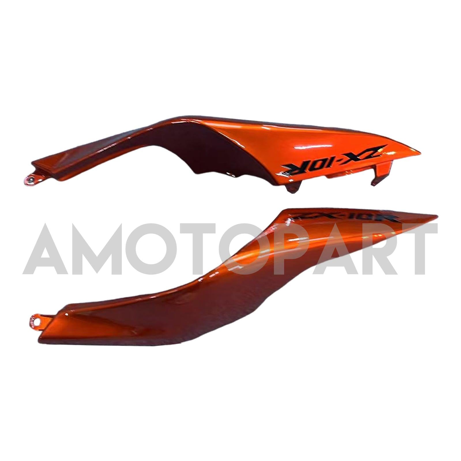 Amotopart Kawasaki ZX10R 2008-2010 Glossy Orange Black Fairing Kit