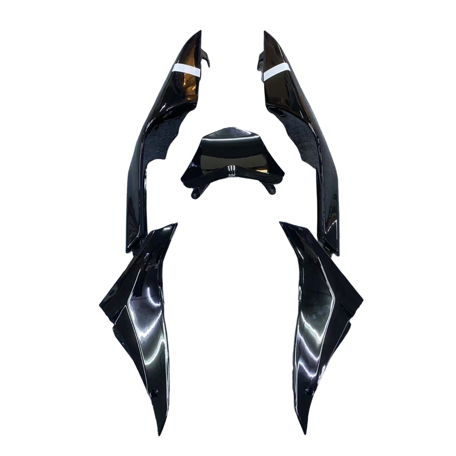 Amotopart 2008-2010 Kawasaki ZX10R Gloss&Matte Black Fairing Kit