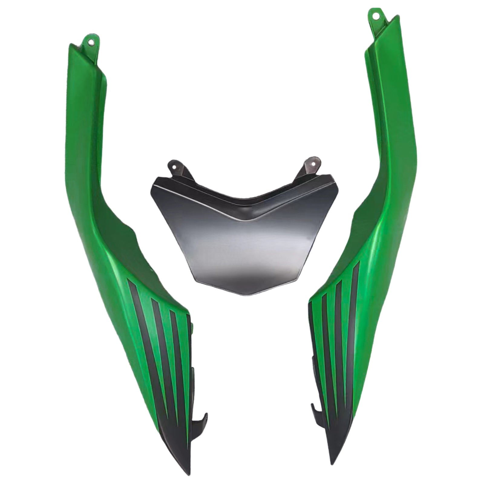 Amotopart 2008-2010 Kawasaki ZX10R Green&Black Style2 Fairing Kit
