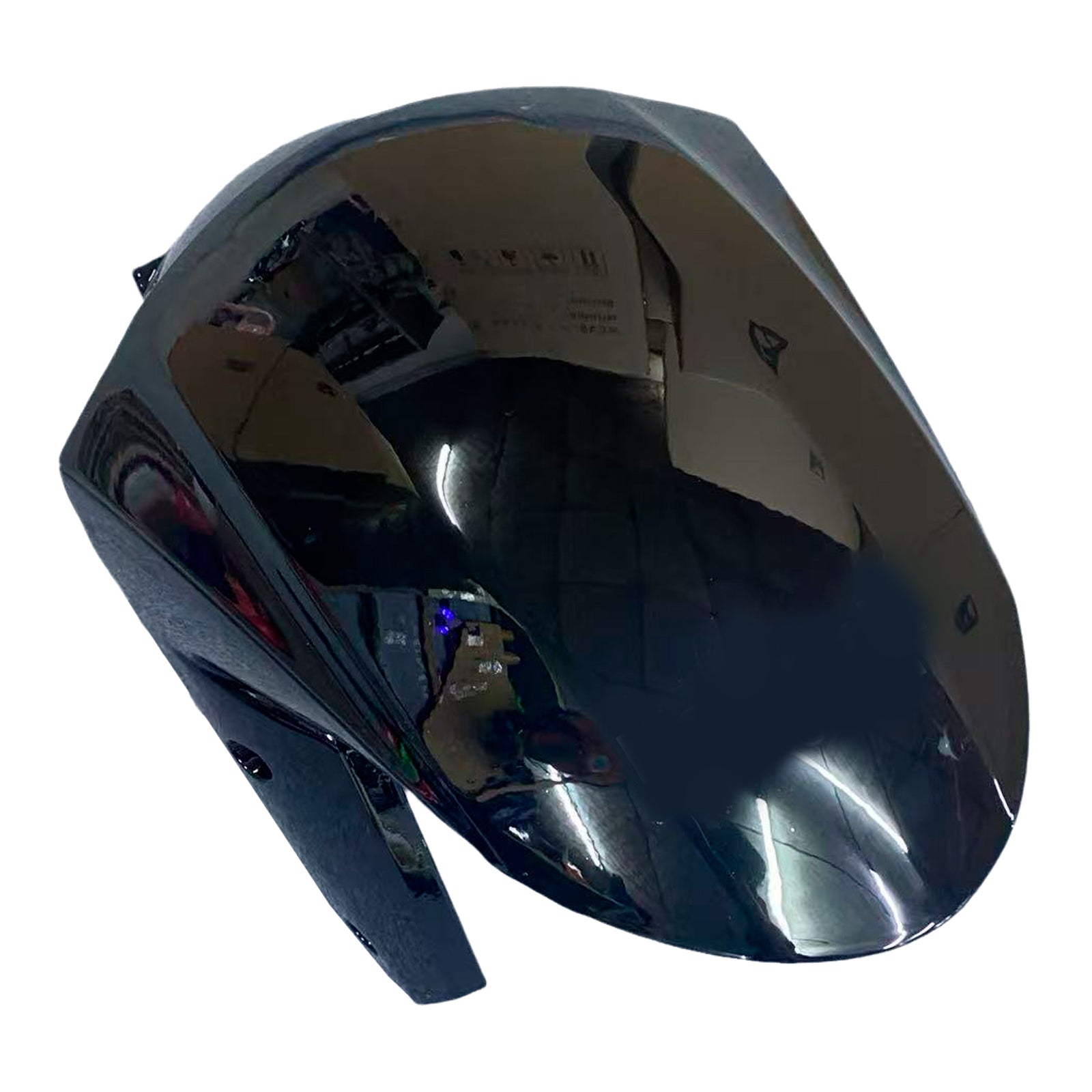 Amotopart Kawasaki ZX10R Rouge 2008-2010&Kit de carénage noir Style3